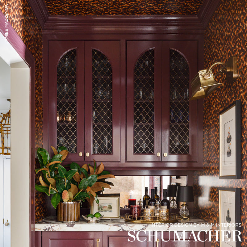 SCHUMACHER WALLCOVERING  CELERIE KEMBLE TORTOISE   NATURAL   - 5007450