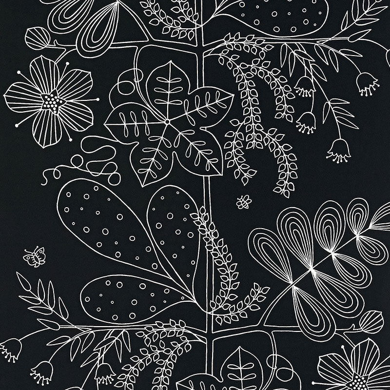SCHUMACHER  DRAWN FROM NATURE BLOMMEN   Ebony   - 5007494