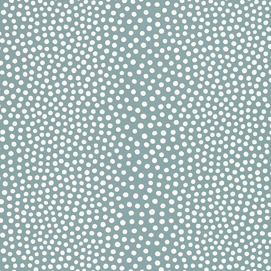 SCHUMACHER  DRAWN FROM NATURE RAINDOTS   SLATE BLUE   - 5007502