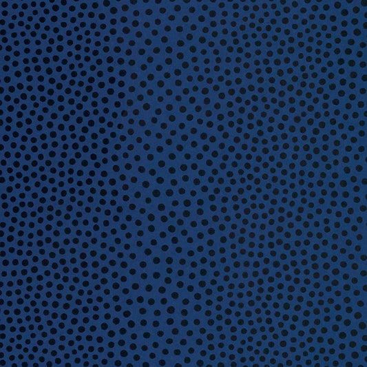 SCHUMACHER  DRAWN FROM NATURE RAINDOTS   MARINE NOIR   - 5007504