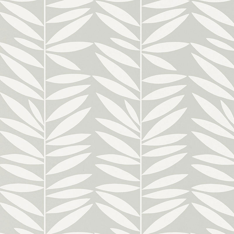 SCHUMACHER  DRAWN FROM NATURE LEAF STRIPE   Mist   - 5007510
