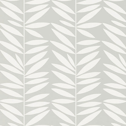 SCHUMACHER  DRAWN FROM NATURE LEAF STRIPE   Mist   - 5007510