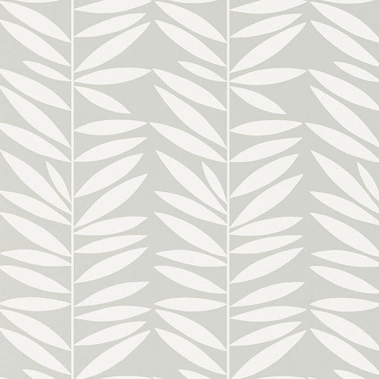 SCHUMACHER  DRAWN FROM NATURE LEAF STRIPE   Mist   - 5007510