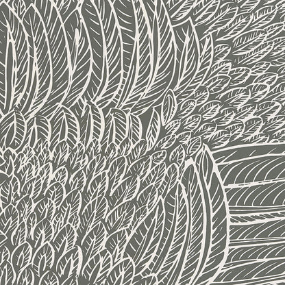 SCHUMACHER  DRAWN FROM NATURE FEATHERFEST   SLATE   - 5007564