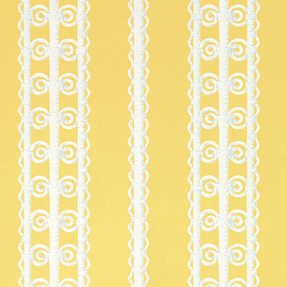 SCHUMACHER  CELERIE KEMBLE WICKER STRIPE   Lemon Blossom   - 5007722
