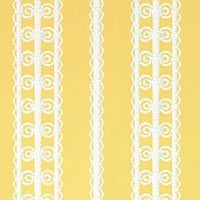 SCHUMACHER  CELERIE KEMBLE WICKER STRIPE   Lemon Blossom   - 5007722