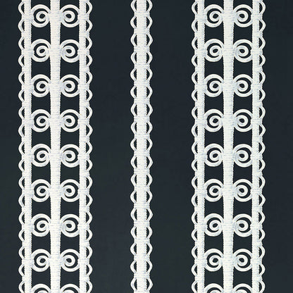 SCHUMACHER  CELERIE KEMBLE WICKER STRIPE   Licorice   - 5007724