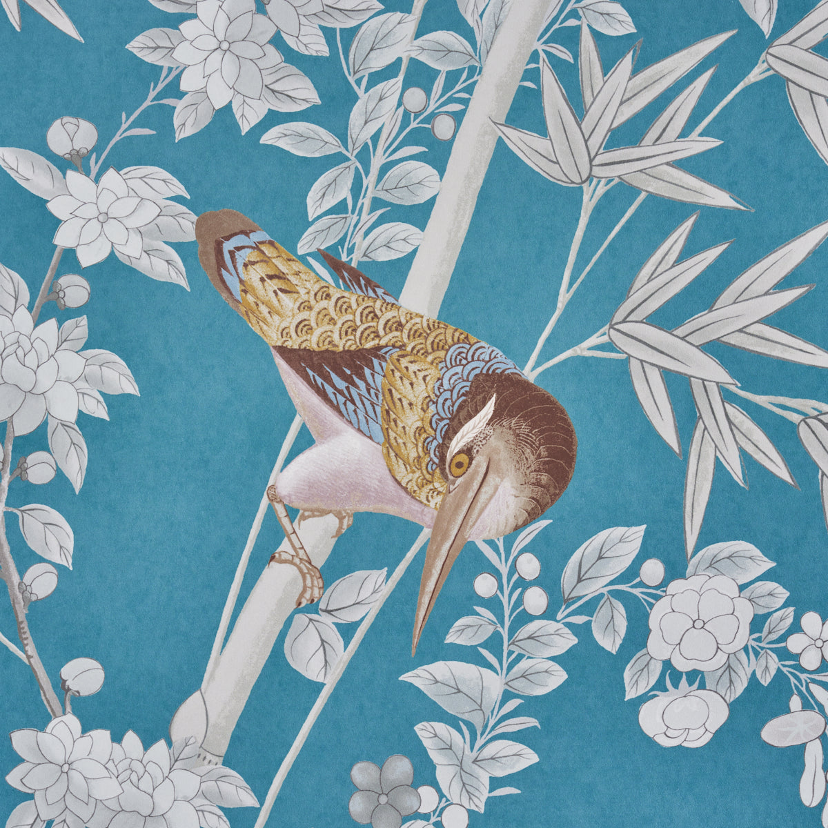 SCHUMACHER WALLCOVERING  MILES REDD BRIGHTON PAVILION PANEL   PEACOCK   - 5007741