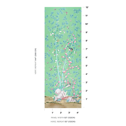 SCHUMACHER  MILES REDD BRIGHTON PAVILION PANEL   EMERALD   - 5007743