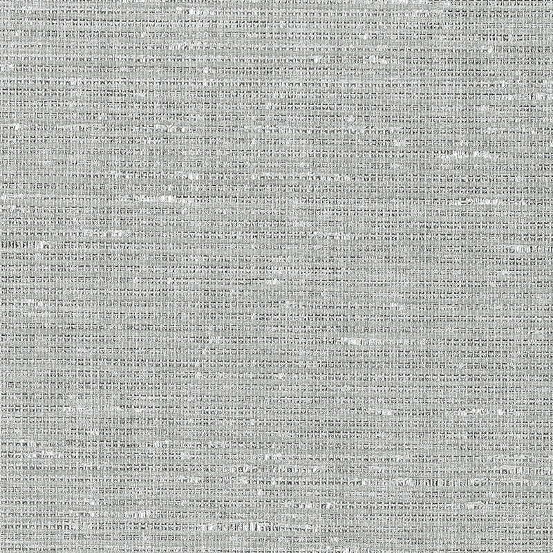 SCHUMACHER WALLCOVERING  QUIET BEAUTY ANODIZED RAFFIA   PLATINUM   - 5007780