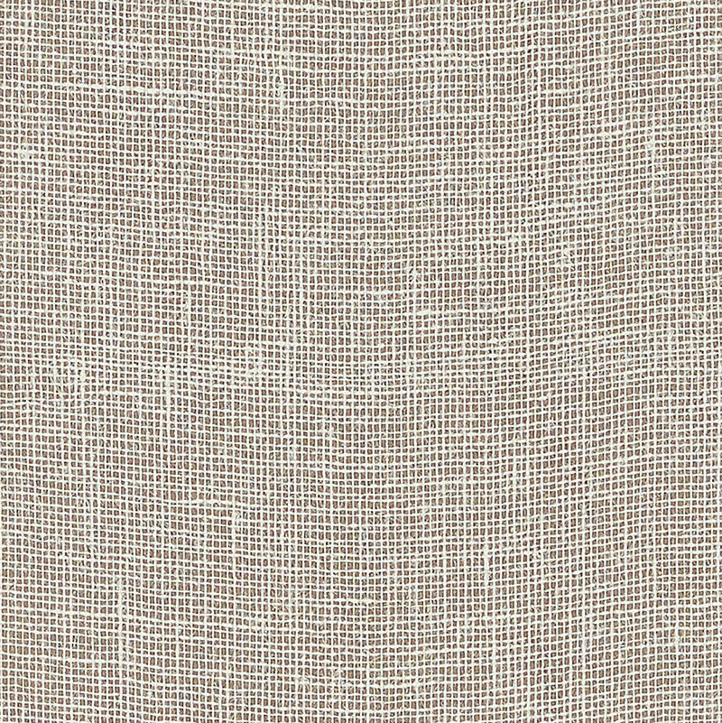 SCHUMACHER WALLCOVERING  QUIET BEAUTY LINEN GESSO   COCOA   - 5007806