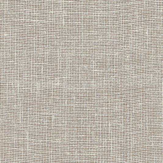 SCHUMACHER WALLCOVERING  QUIET BEAUTY LINEN GESSO   COCOA   - 5007806