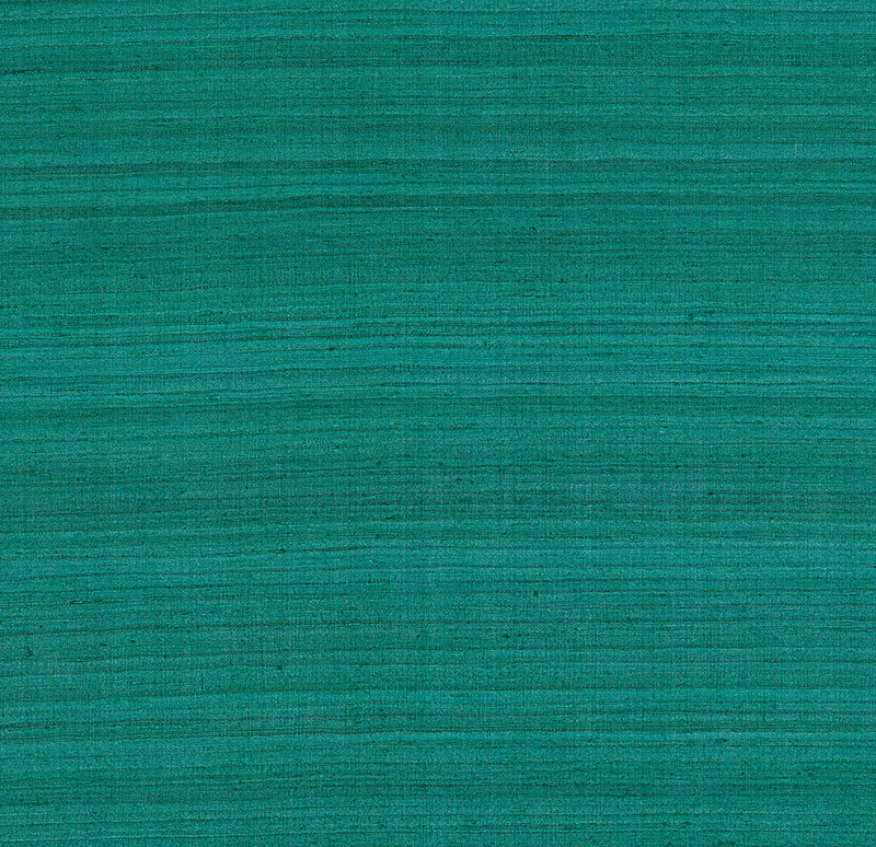 SCHUMACHER  FABRIC WALLCOVERINGS SHADED SILK   PEACOCK   - 5007865