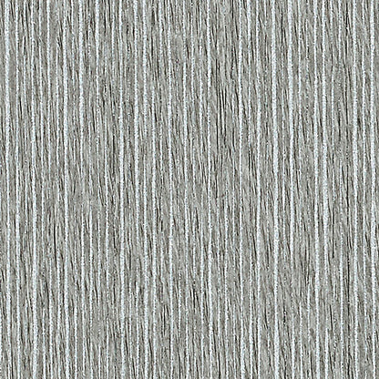 Close-up of gray fabric with a corded stripe pattern.