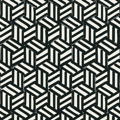 SCHUMACHER  NEW WAVE: BLACK & WHITE TUMBLING BLOCKS   Black   - 5007964