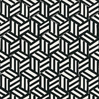 SCHUMACHER  NEW WAVE: BLACK & WHITE TUMBLING BLOCKS   Black   - 5007964