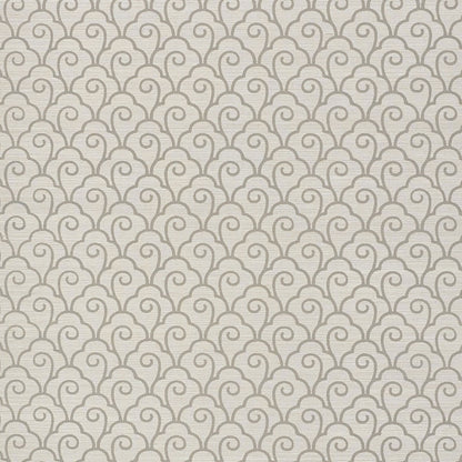 SCHUMACHER  SHANGRI-LA SCALLOP FILIGREE SISAL   FOG   - 5008303