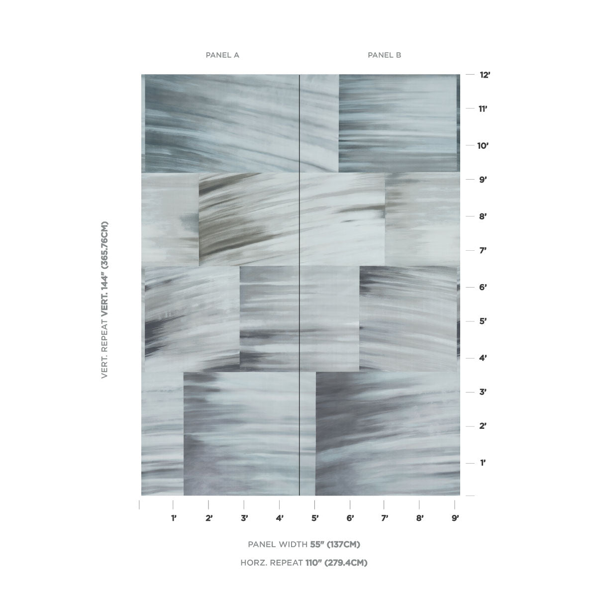 SCHUMACHER  DAVID KAIHOI BLOCKS PANEL SET   NATURAL   - 5008340