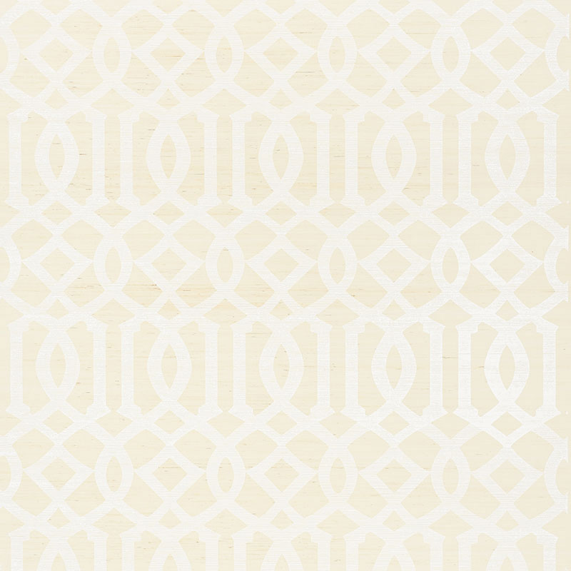SCHUMACHER  SHANGRI-LA IMPERIAL TRELLIS SISAL   IVORY   - 5008350