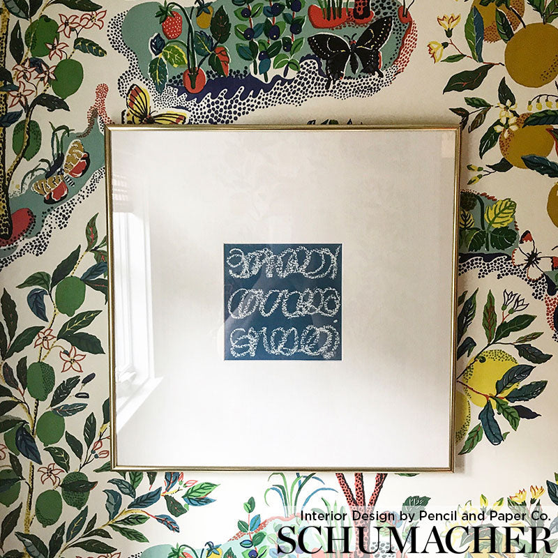 SCHUMACHER WALLCOVERING  SIGNATURE SCHUMACHER WALLCOVERING CITRUS GARDEN PANEL SET   PRIMARY   - 5008410