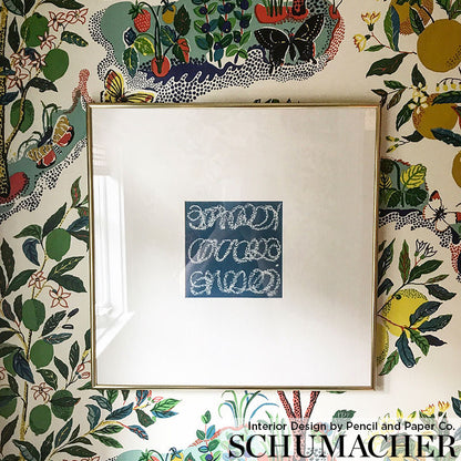 SCHUMACHER WALLCOVERING  SIGNATURE SCHUMACHER WALLCOVERING CITRUS GARDEN PANEL SET   PRIMARY   - 5008410