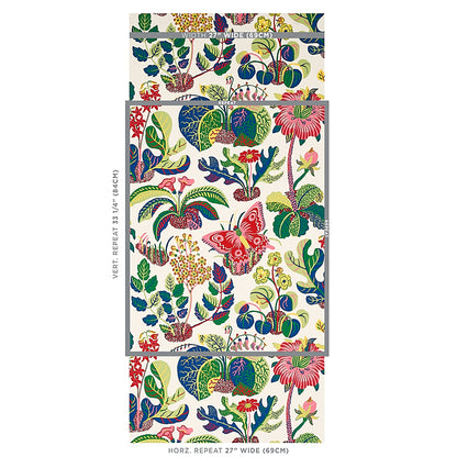 SCHUMACHER WALLCOVERING  SIGNATURE SCHUMACHER WALLCOVERING EXOTIC BUTTERFLY   SPRING   - 5008424