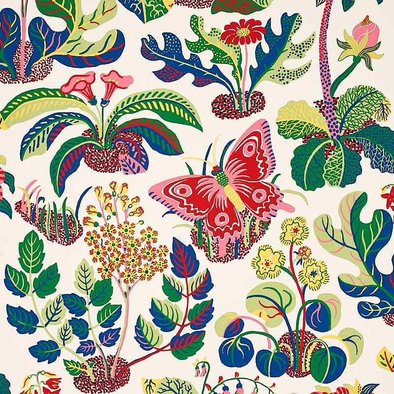 SCHUMACHER WALLCOVERING  SIGNATURE SCHUMACHER WALLCOVERING EXOTIC BUTTERFLY   SPRING   - 5008424