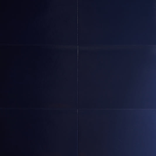 SCHUMACHER  LUXE WALLCOVERINGS GLOSSED VELLUM   NAVY   - 5008461