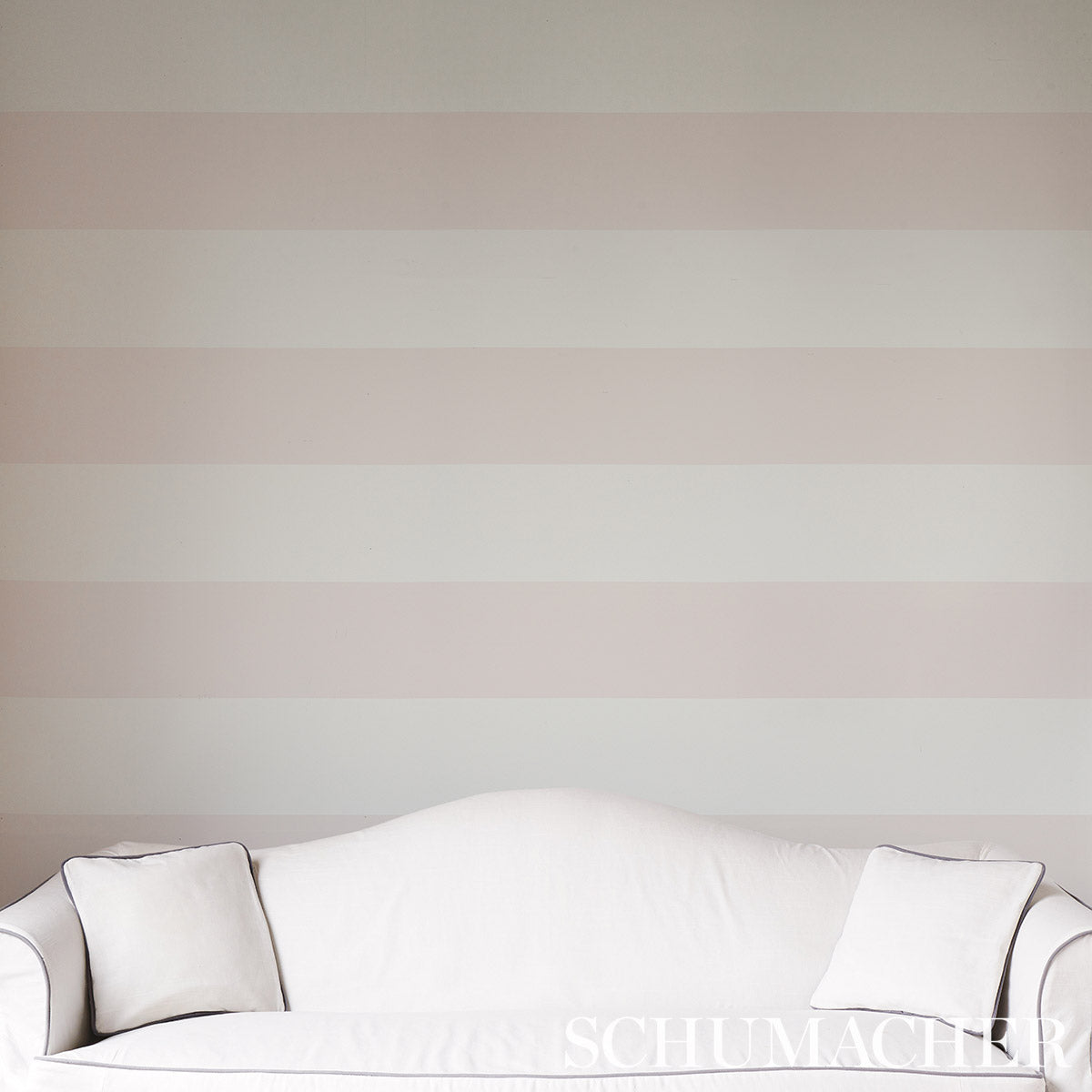 SCHUMACHER  FULL BLOOM BAXTER STRIPE   Blush   - 5008524