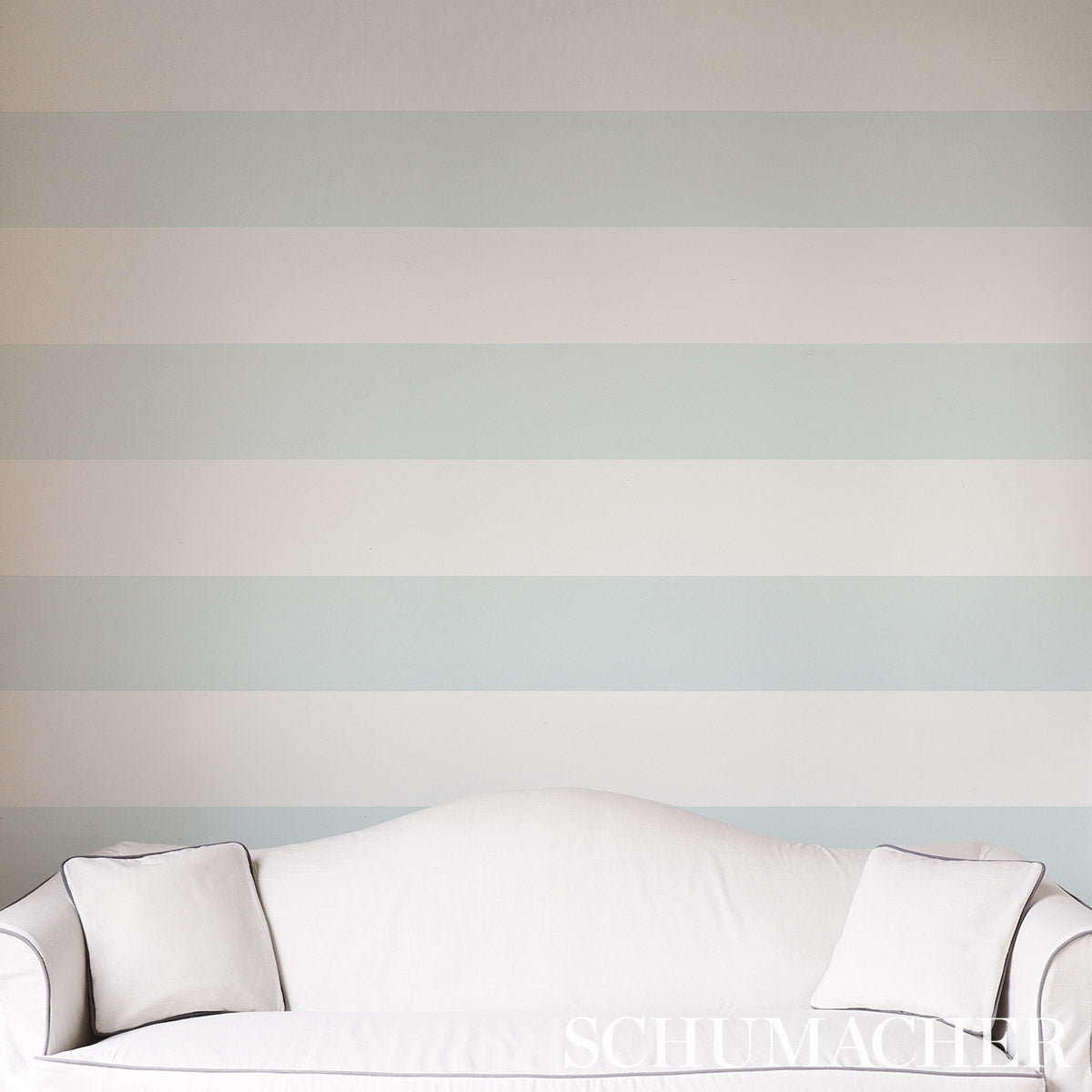 SCHUMACHER  FULL BLOOM BAXTER STRIPE   Mineral   - 5008529