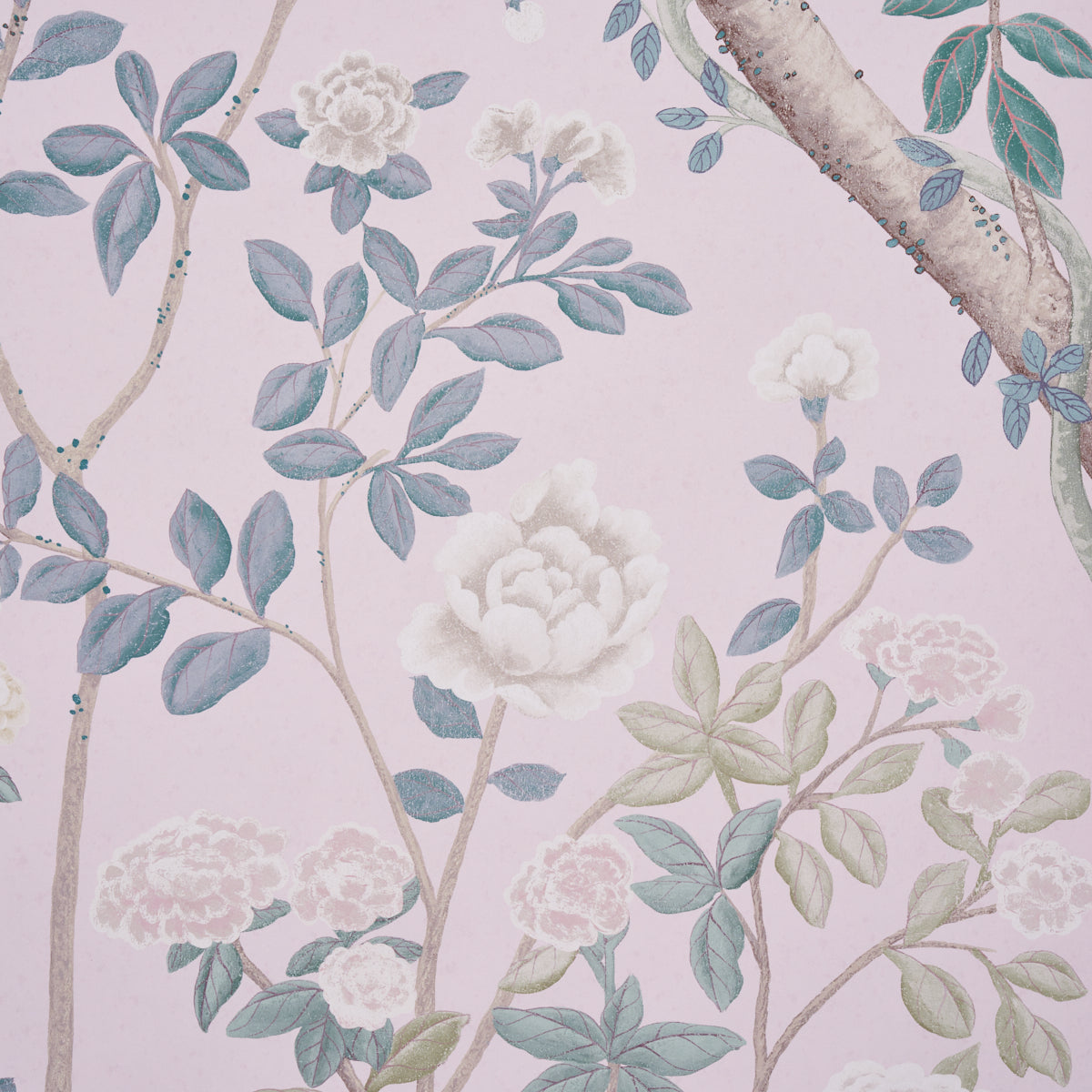 SCHUMACHER WALLCOVERING  MILES REDD MADAME DE POMPADOUR PANEL SET   BLUSH   - 5008542
