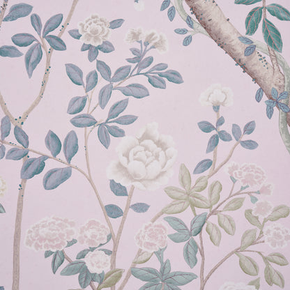 SCHUMACHER WALLCOVERING  MILES REDD MADAME DE POMPADOUR PANEL SET   BLUSH   - 5008542