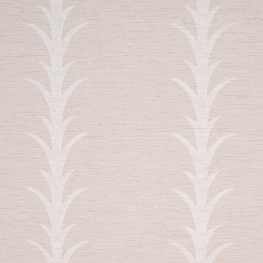 SCHUMACHER  SILVER LINING PERFORMANCE WALLCOVERINGS ACANTHUS STRIPE VINYL   LIMESTONE   - 5008590