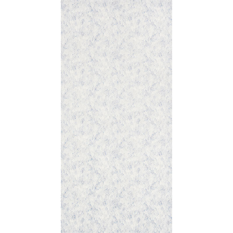 Indigo Feathers wallpaper with a light blue and white speckled pattern.