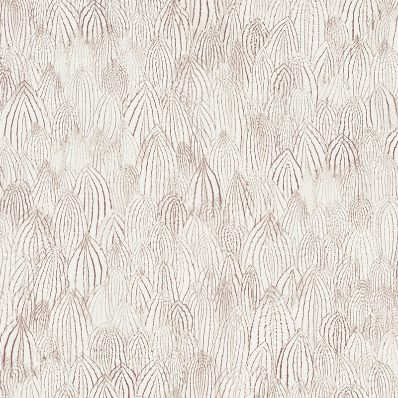 SCHUMACHER  SILVER LINING PERFORMANCE WALLCOVERINGS FEATHERS   BROWN   - 5008612