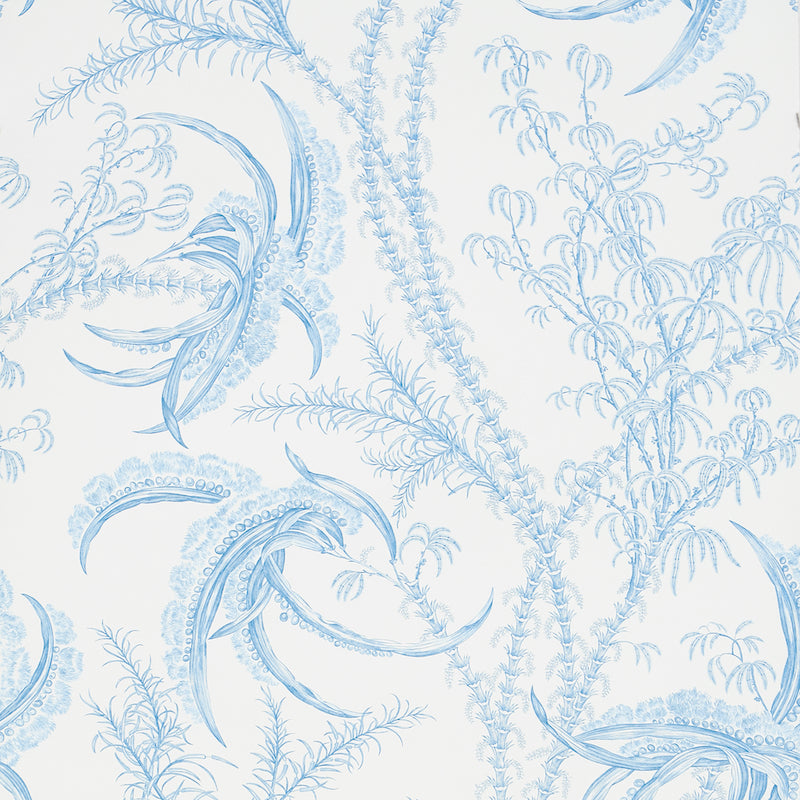 SCHUMACHER WALLCOVERING  SCHUMACHER WALLCOVERING CLASSICS OCEAN TOILE   DELFT   - 5008720