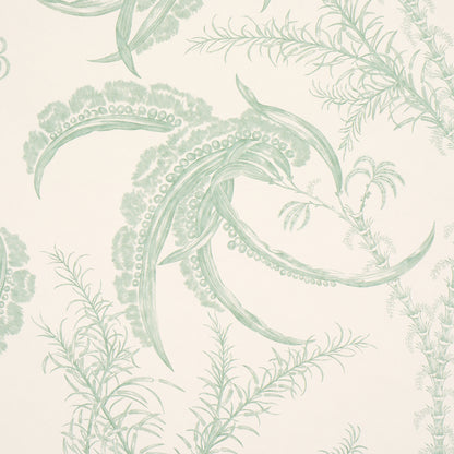 SCHUMACHER  A LOVE AFFAIR OCEAN TOILE   EUCALYPTUS ON LINEN   - 5008721