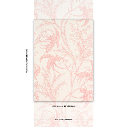 SCHUMACHER  A LOVE AFFAIR OCEAN TOILE   CORAL   - 5008723