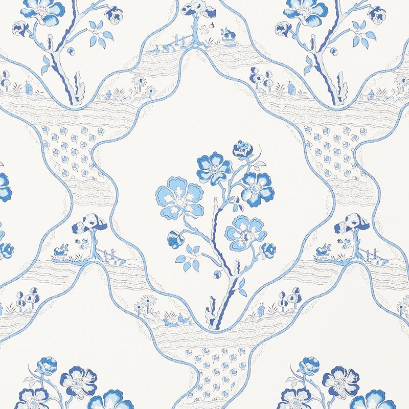 SCHUMACHER WALLCOVERING  COUNTRY CHIC MARELLA   DELFT   - 5008801