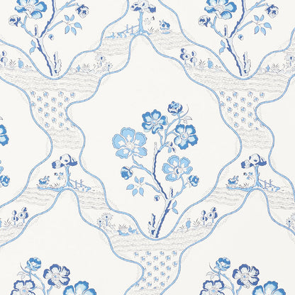 SCHUMACHER WALLCOVERING  COUNTRY CHIC MARELLA   DELFT   - 5008801