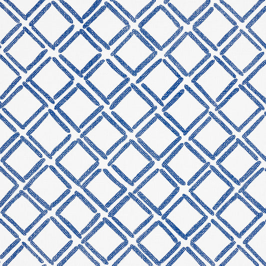 SCHUMACHER  TEXTURAL APPEAL DINA PAPERWEAVE   COBALT   - 5008860