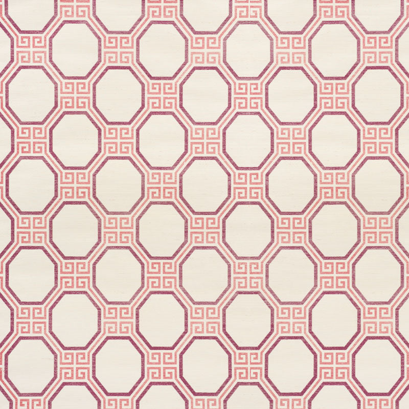 SCHUMACHER  TEXTURED WALLCOVERINGS & PRINTED GRASSCLOTHS OCTAVIA SISAL   CINNABAR   - 5008935