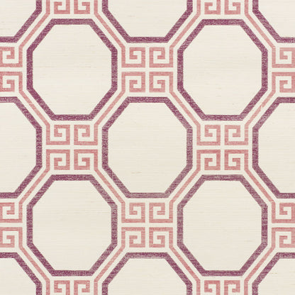 SCHUMACHER  TEXTURED WALLCOVERINGS & PRINTED GRASSCLOTHS OCTAVIA SISAL   CINNABAR   - 5008935
