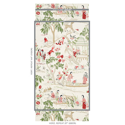 SCHUMACHER WALLCOVERING  SIGNATURE SCHUMACHER WALLCOVERING YANGTZE RIVER   IVORY   - 5009090