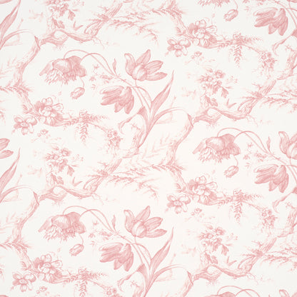 SCHUMACHER  PERENNIAL FAVORITES TOILE DE FLEURS   PINK   - 5009123