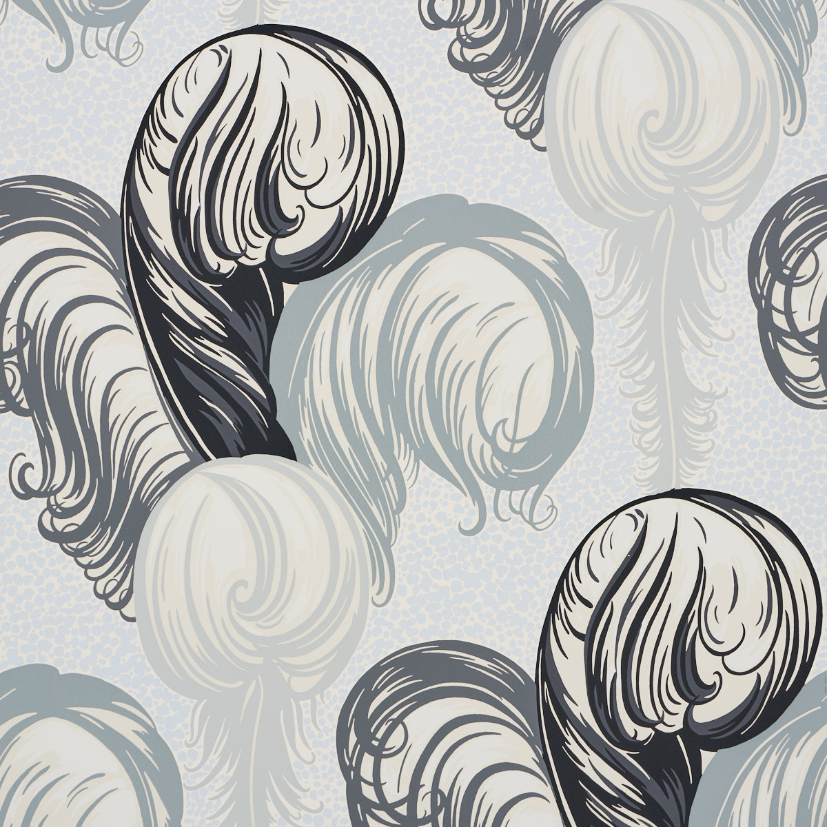 SCHUMACHER  FASHION FORWARD PLUMES   GRISAILLE   - 5009151