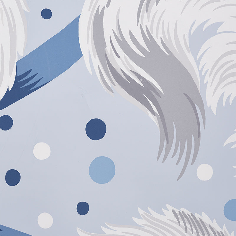 SCHUMACHER  FASHION FORWARD PLUMES ET RUBANS   BLUE   - 5009180