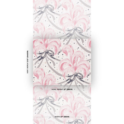 SCHUMACHER  FASHION FORWARD PLUMES ET RUBANS   BLUSH   - 5009181