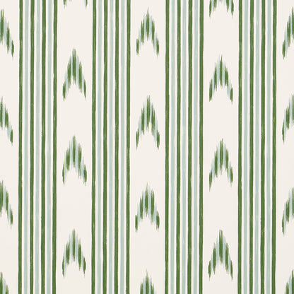 SCHUMACHER  MARK D. SIKES SANTA BARBARA IKAT   LEAF GREEN   - 5009224