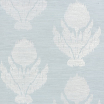 SCHUMACHER  PRINTED & EMBELLISHED WALLCOVERINGS AGRA SISAL   SKY   - 5009280